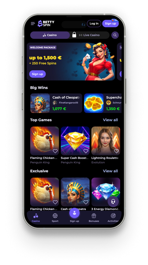 Bettyspin app